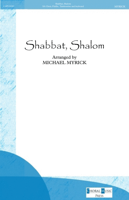 Free Sheet Music Shabbat Shalom Sa