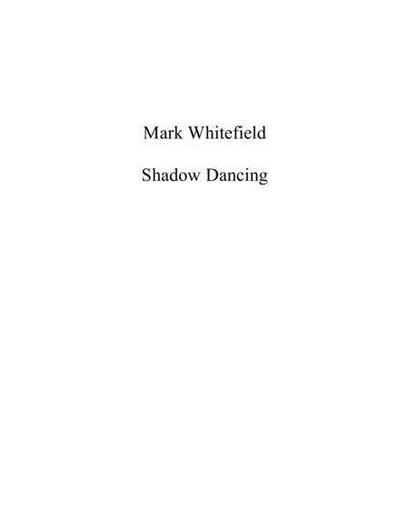 Shadow Dancing Sheet Music