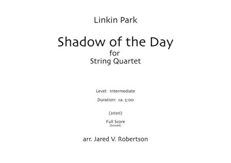 Free Sheet Music Shadow Of The Day For String Quartet Full Score Bowed