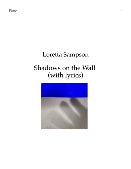 Free Sheet Music Shadows On The Wall With Lyrics