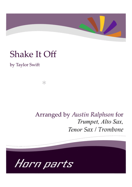 Free Sheet Music Shake It Off Horn Parts