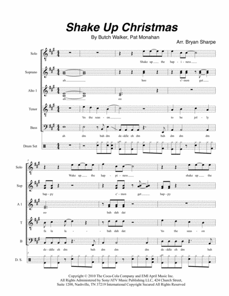 Shake Up Christmas Sheet Music