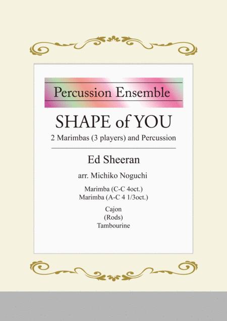 Shape Of You Ed Sheeran Sheet Music