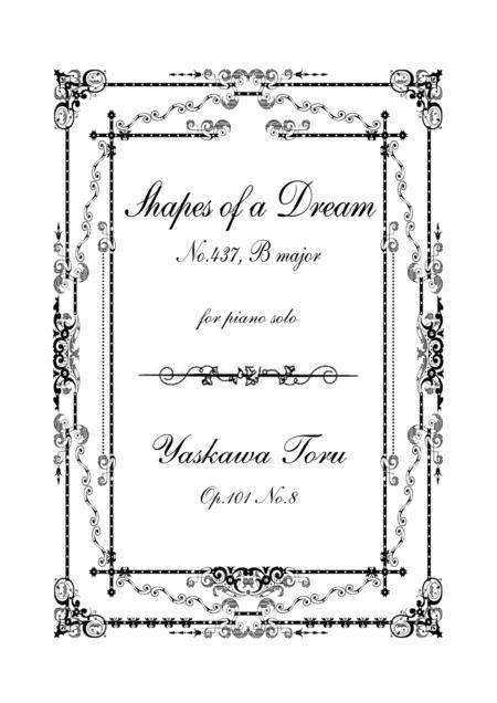 Free Sheet Music Shapes Of A Dream No 437 B Major Op 101 No 8