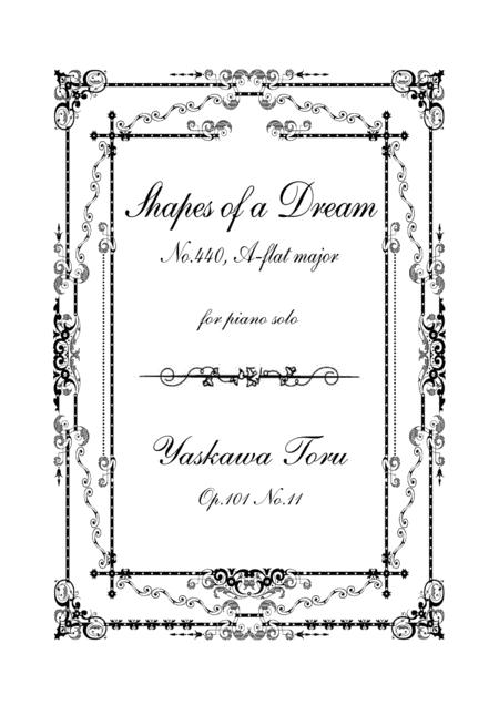 Shapes Of A Dream No 440 A Flat Major Op 101 No 11 Sheet Music