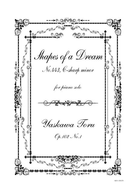 Shapes Of A Dream No 443 C Sharp Minor Op 102 No 1 Sheet Music