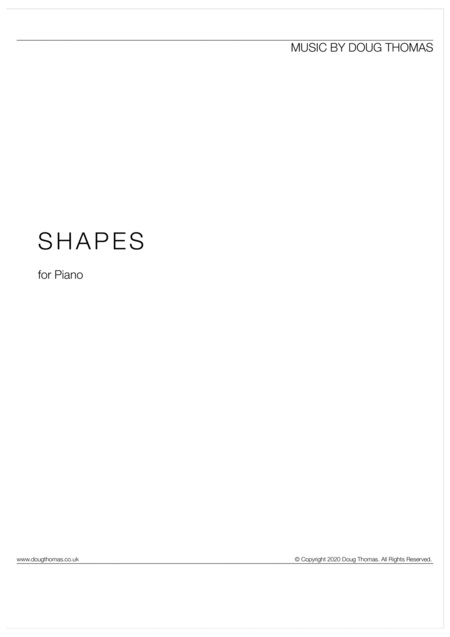 Free Sheet Music Shapes