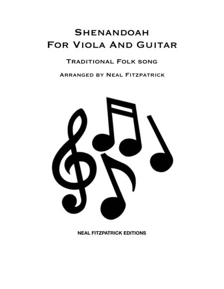 Shenandoah For Viola And Guitar Sheet Music