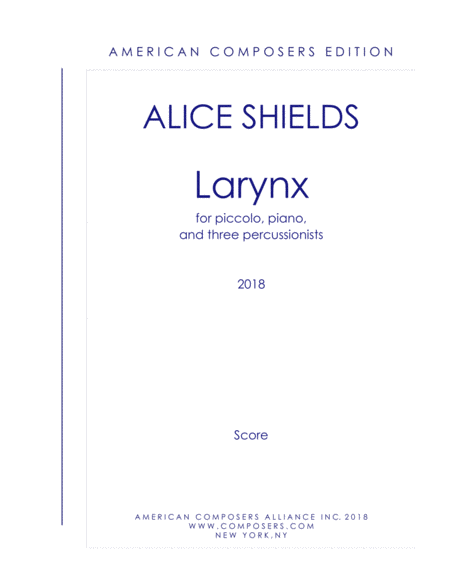 Free Sheet Music Shields Larynx