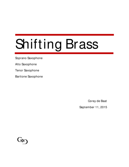 Shifting Brass Sheet Music