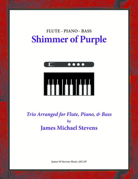 Shimmer Of Purple Flute Piano Bass Sheet Music