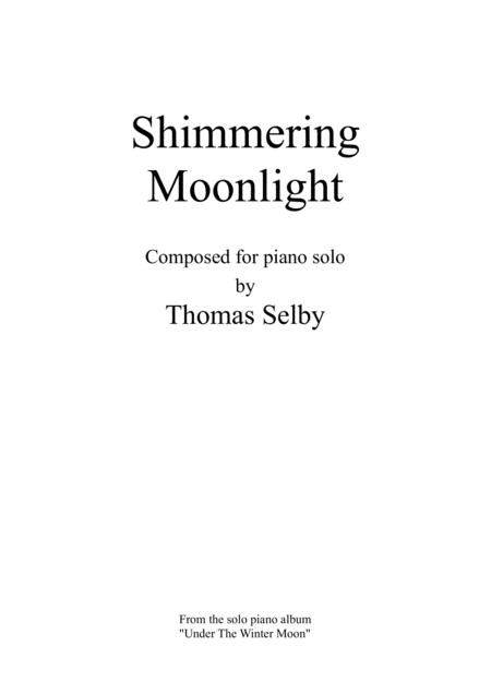 Free Sheet Music Shimmering Moonlight