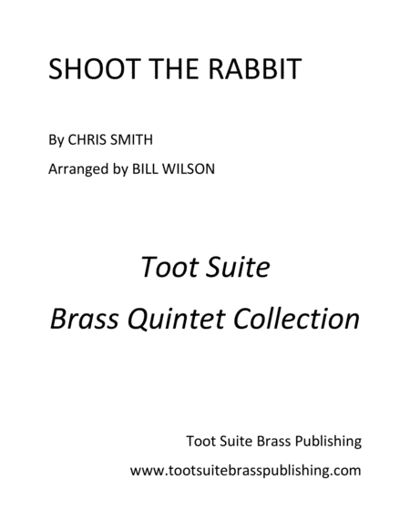 Shoot The Rabbit Sheet Music