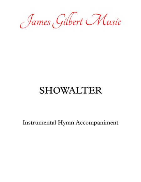 Showalter Leaning On The Everlasting Arms Sheet Music