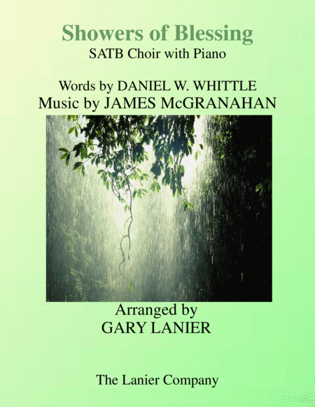 Free Sheet Music Showers Of Blessing Satb Choir With Piano Accompaniment