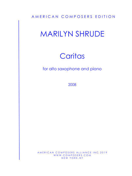 Shrude Caritas Sheet Music