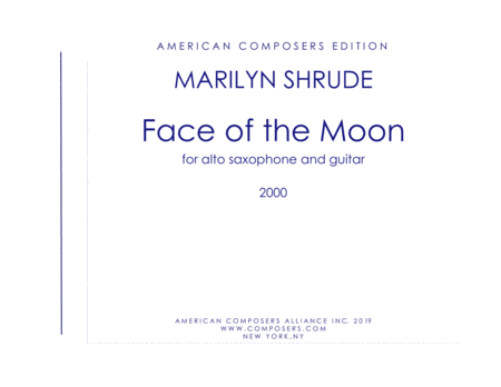 Free Sheet Music Shrude Face Of The Moon