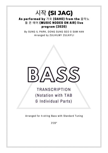 Free Sheet Music Si Jag Bass Transcription With Tab