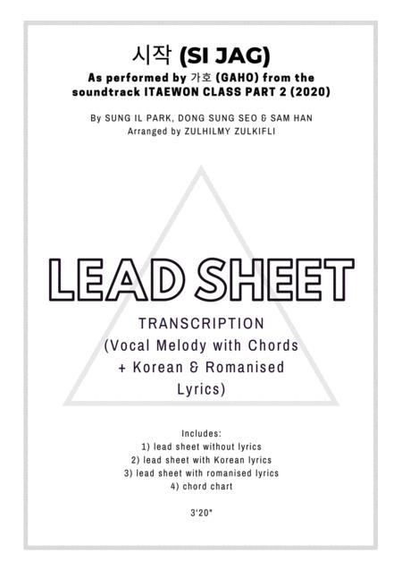 Free Sheet Music Si Jag Lead Sheet