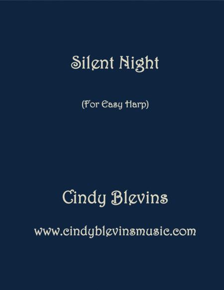 Silent Night Arranged For Easy Harp Lap Harp Friendly From My Book Easy Favorites Vol 3 Seasonal Sheet Music