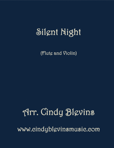 Silent Night Arranged For Flute And Violin Sheet Music