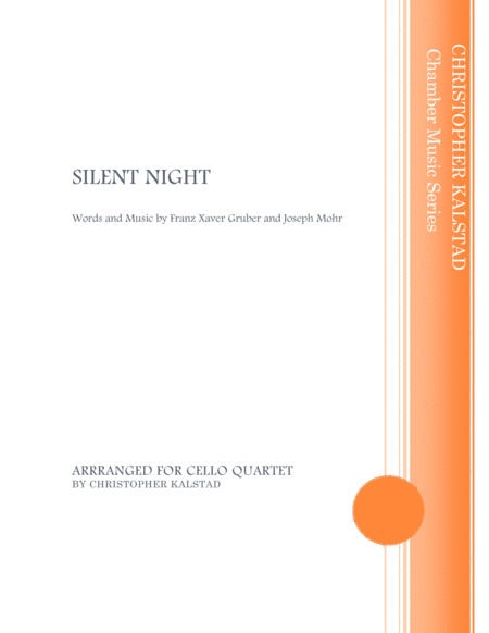 Free Sheet Music Silent Night Cello Quartet