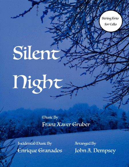 Silent Night Cello Trio Sheet Music