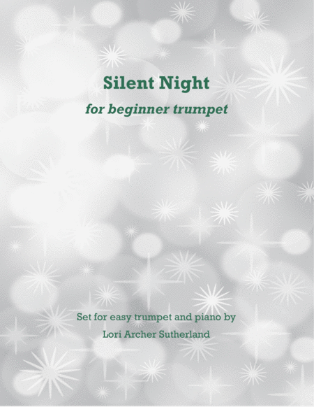 Free Sheet Music Silent Night For Beginner Trumpet Piano