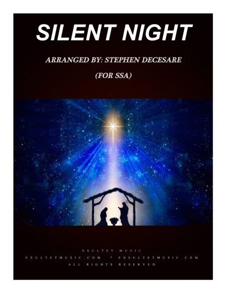 Silent Night For Ssa Sheet Music