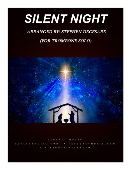 Free Sheet Music Silent Night For Trombone Solo And Piano