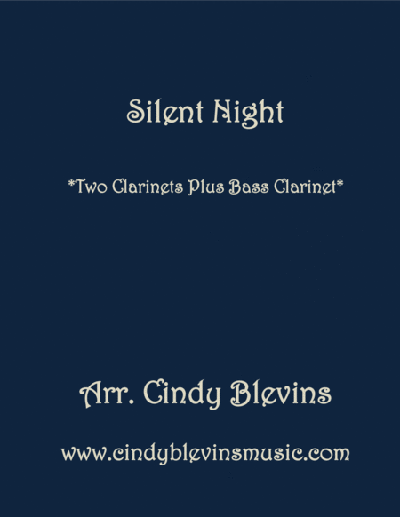 Free Sheet Music Silent Night For Two Clarinets And Bass Clarinet
