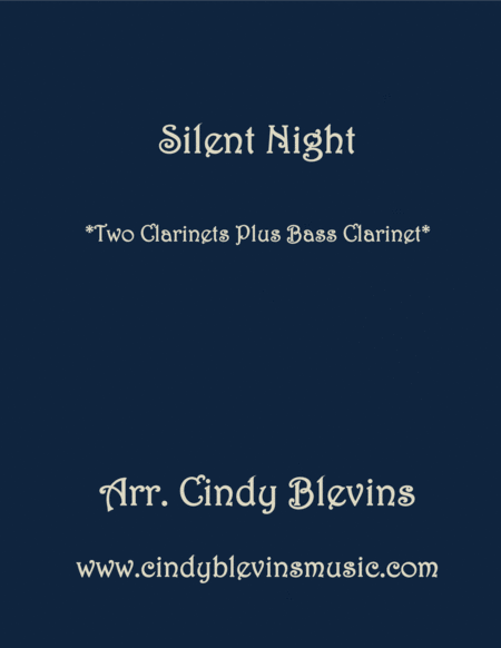 Silent Night For Two Clarinets And Bass Clarinet Sheet Music