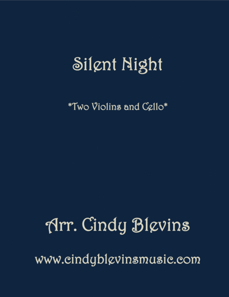 Silent Night For Two Violins And Cello Sheet Music