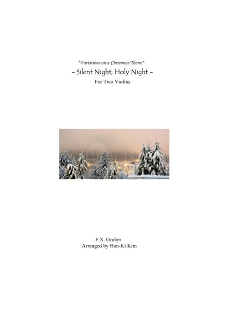 Silent Night Holy Night For Violin Duet Sheet Music