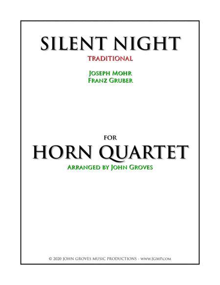 Free Sheet Music Silent Night Horn Quartet