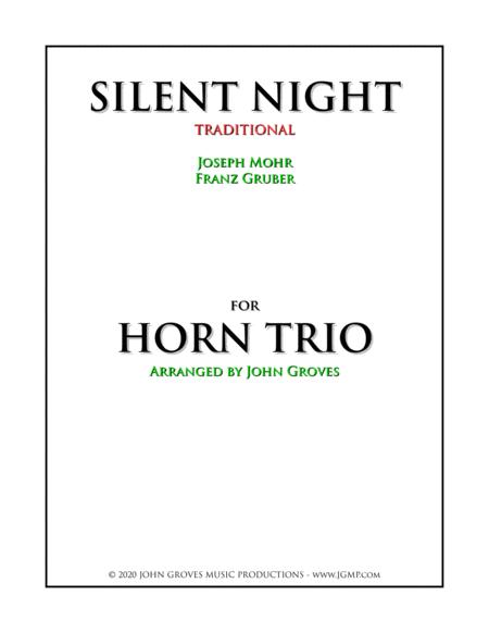 Free Sheet Music Silent Night Horn Trio