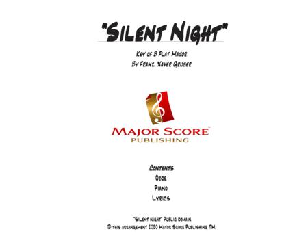 Silent Night Oboe Piano Bb Major Sheet Music