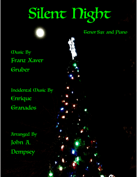 Silent Night Tenor Sax And Piano Sheet Music