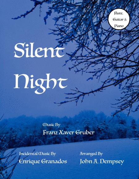 Free Sheet Music Silent Night Trio For Flute Guitar And Piano