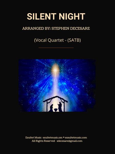 Silent Night Vocal Quartet Satb Sheet Music