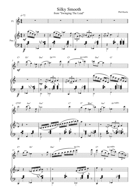 Free Sheet Music Silky Smooth Flute Solo