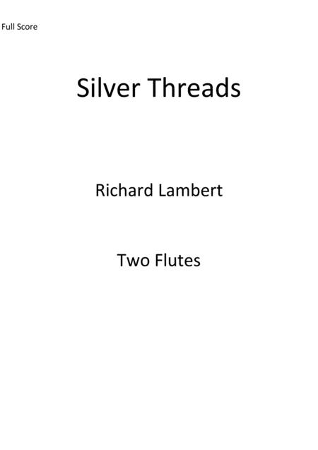 Free Sheet Music Silver Threads