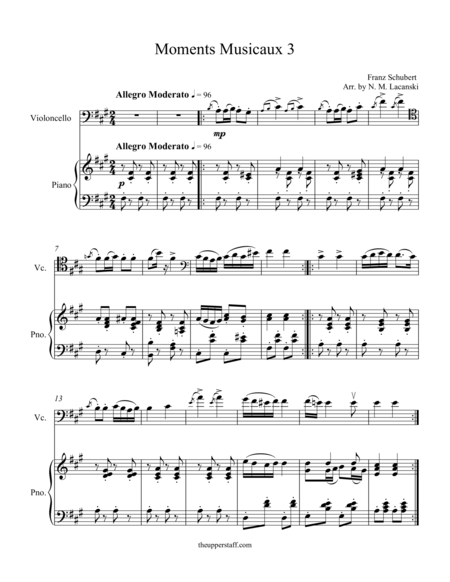 Simple Etude No 1 For Cello Solo Sheet Music