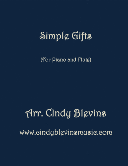 Simple Gifts Arranged For Piano And Flute Sheet Music