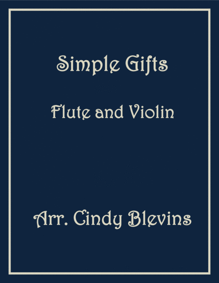 Free Sheet Music Simple Gifts Flute And Violin