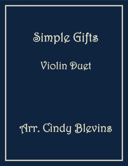 Simple Gifts Violin Duet Sheet Music