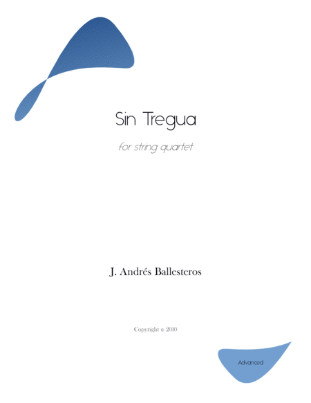 Sin Tregua Score And Parts Sheet Music