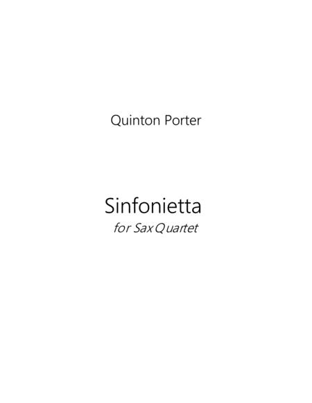 Free Sheet Music Sinfonietta For Sax Quartet