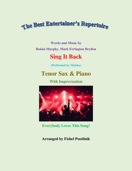 Sing It Back With Improvisation For Tenor Sax And Piano Video Sheet Music