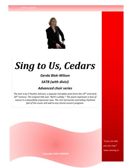 Sing To Us Cedars Sheet Music